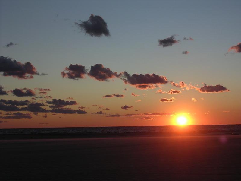 sunset at calo